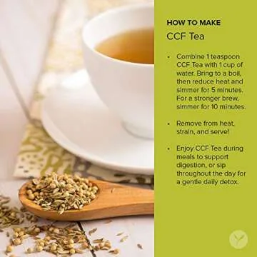 Banyan Botanicals CCF Tea (Cumin, Coriander, Fennel) - USDA Organic - Digestive Tea to Support Natural Detoxification (1/2 lb)