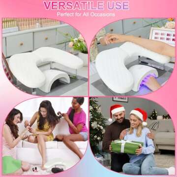 Silkchio Arm Rest for Nails Tech - Ergonomic & Comfortable