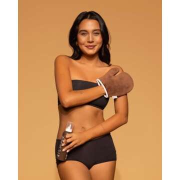 Peta Jane Sunless Tan Applicator Mitt - Streak-Free Self Tanning Glove for Home Use, Ensures Even Ap...