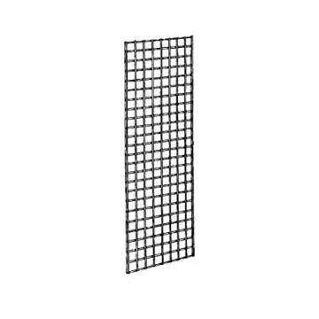 Econoco Commercial Grid Panels, 2' Width x 5' Height, Black (Pack of 3)