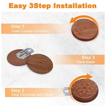 SIMOX UFO Bread Lame for Scoring Dough, Bread Scoring Knife for Homemade Bread, Must Have Bread Making Tool for Bread Makers, Lame Bread Tool with 5 Replaceable Blades