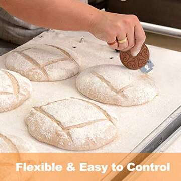 SIMOX UFO Bread Lame for Scoring Dough, Bread Scoring Knife for Homemade Bread, Must Have Bread Making Tool for Bread Makers, Lame Bread Tool with 5 Replaceable Blades