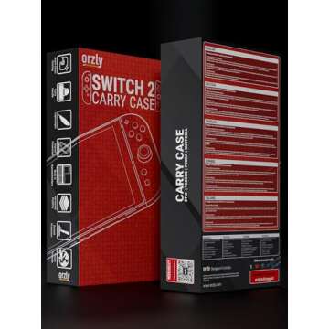 Orzly Carry Case for Nintendo Switch 2 Protection & Storage