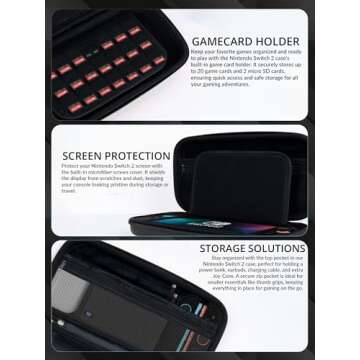 Orzly Carry Case for Nintendo Switch 2 Protection & Storage