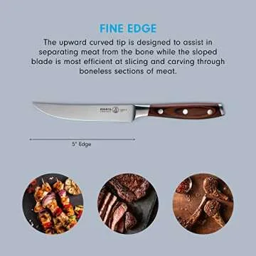 Messermeister Avanta 5” Steak Knife Set - Premium Quality