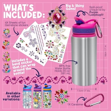 DIY Water Bottle Kits for Girls - Ages 5-8
