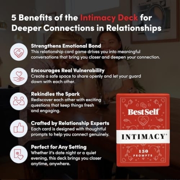 BestSelf Intimacy Deck - 150 Cards for Couples
