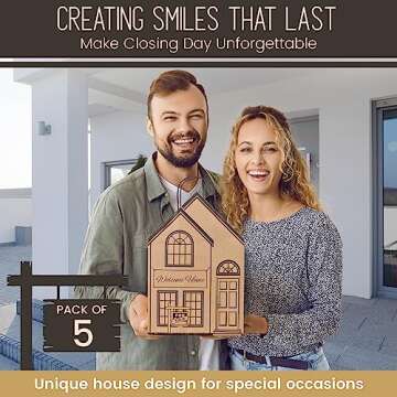 Welcome Home Bags - House-Shaped Gift Bags for New Home Gifts - House Warming Gifts New Home, Real E...