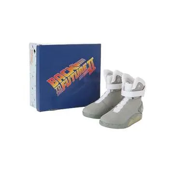 Fun Costumes Back to The Future 2 Adult Light Up Shoes Universal Studios Officially Licensed Size 10 Grey