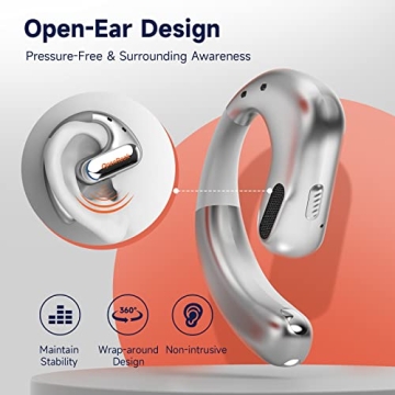 OpenRock Pro Open Ear Headphones with Deep Bass
