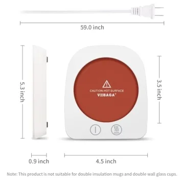 VOBAGA Coffee Warmer with Auto Shut Off | Perfect Beverage Comfort