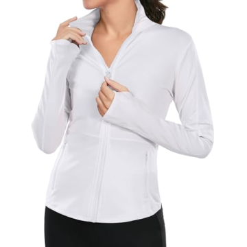 VUTRU Women's Athletic Zip Up Jacket for Workouts