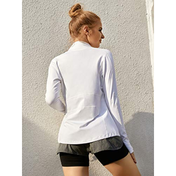 VUTRU Women's Athletic Zip Up Jacket for Workouts