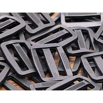 Durable Shapenty Tri-Glide Slides for Backpacks and More