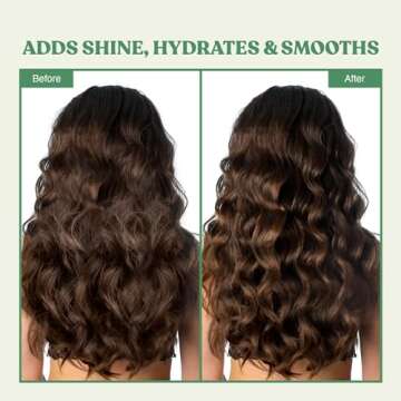 Red by Kiss Organic Vegan Hair Oil Blend for Shine & Moisture