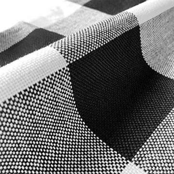 JUEYINGBAILI Throw Pillow Covers 18×18 Decorative Buffalo Check Plaid Pillow Cover - Farmhouse Chri...