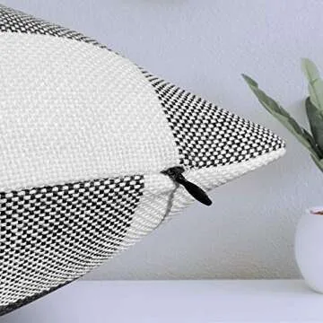 JUEYINGBAILI Buffalo Check Decorative Pillow Covers 18x18