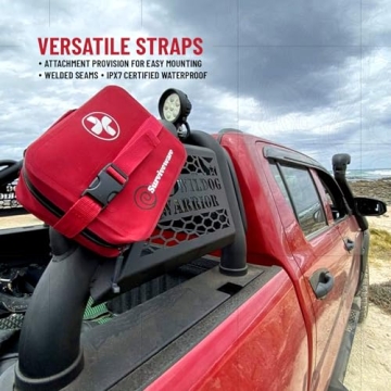 Surviveware Waterproof First Aid Kit for Travel and Emergencies