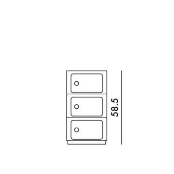 Kartell Componibili Drawer - Contemporary Storage Solution