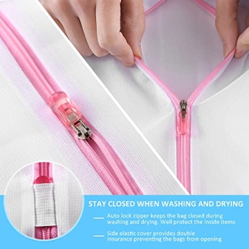 GOGOODA 7Pcs Durable Mesh Laundry Bags for Delicates