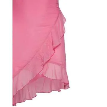 Linjianvhai Ruffle Tube Dress for Women - Stylish & Sexy