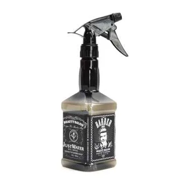 500ML Hairdressing Spray Bottle Salon Barber Hair Tools Water Sprayer (Black)