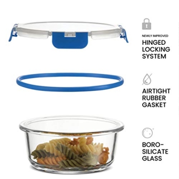 FineDine 24 Piece Glass Storage Containers - Leak Proof