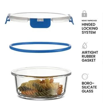 FineDine 24 Piece Glass Storage Containers - Leak Proof