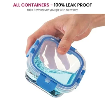 FineDine 24 Piece Glass Storage Containers - Leak Proof
