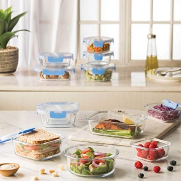 FineDine 24 Piece Glass Storage Containers - Leak Proof