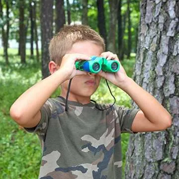 Kidwinz Compact 8x21 Binoculars for Kids - Durable & Safe