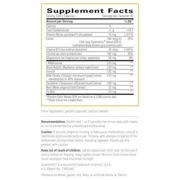 Integrative Therapeutics Lipotropic Complex - Liver Support with Milk Thistle