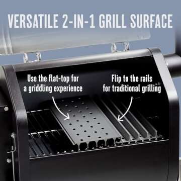 GrillGrate for Traeger Ironwood 650 and 885 | Traeger Grill Accessories | Sear Grates for Pellet Grill | Hard Anodized Aluminum |16.25” Interlocking Grill Grate Set