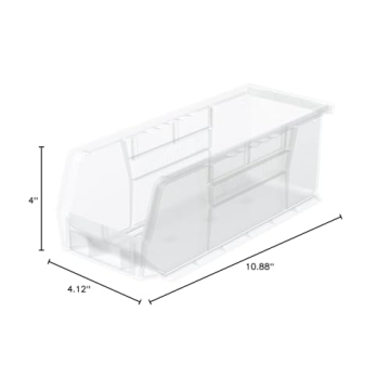 Akro-Mils Space-Saving Stackable Storage Bins 12-Pack