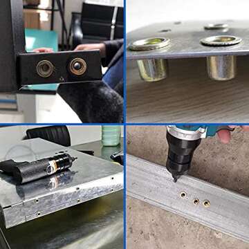 Durable 100PCS M8 Rivet Nut Assortment Kit for Versatile Use