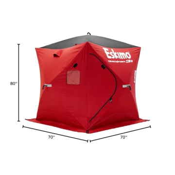 Eskimo 69445 Insulated Pop-Up Shelter for Ice Fishing
