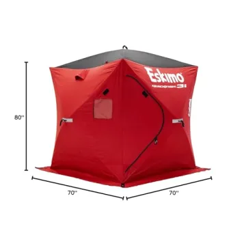 Eskimo 69445 Insulated Pop-Up Shelter for Ice Fishing