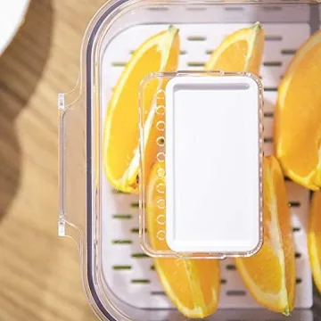 SANNO Stackable Vegetable Fruit Storage Containers