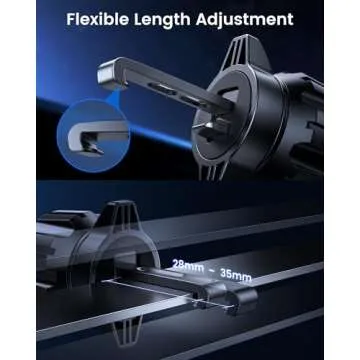 SODI for Mag-Safe Car Phone Holder for Your Car Mount Charger, 15W Fast Charging Car Phone Mount,Air Vent/Dashboard Phone Mount Car Charger for iPhone 16/15 14 13 12, Car Accessories for Women Men