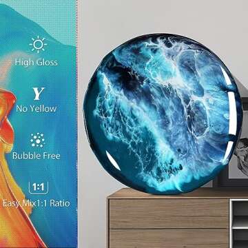 IModeur Epoxy Resin - Crystal Clear & Fast Curing Kit