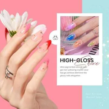 beetles Gel Polish Set 23Pcs Pastel Gel Nail Polish Pink Green Gel Nail Polish with Base Glossy and Matte Top Coat Summer Manicure Kit Soak Off Uv Led Gifts for Women