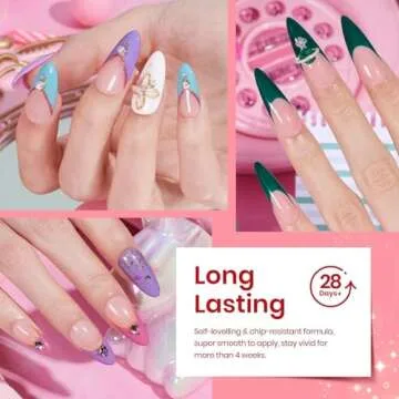 beetles Gel Polish Set 23Pcs Pastel Gel Nail Polish Pink Green Gel Nail Polish with Base Glossy and Matte Top Coat Summer Manicure Kit Soak Off Uv Led Gifts for Women