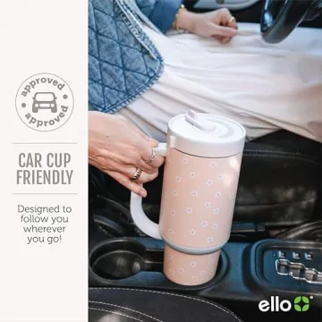 Ello Oasis 24 oz Tumbler with Retracting Straw - Leakproof