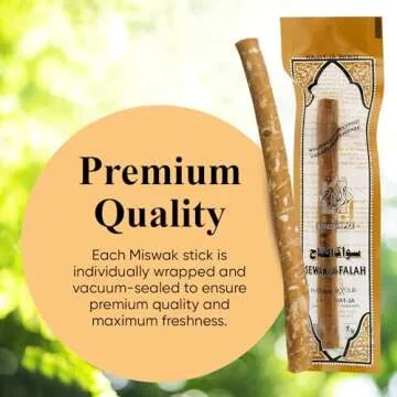 Sewak Al-Falah Miswak Natural Toothbrush Pack of 10