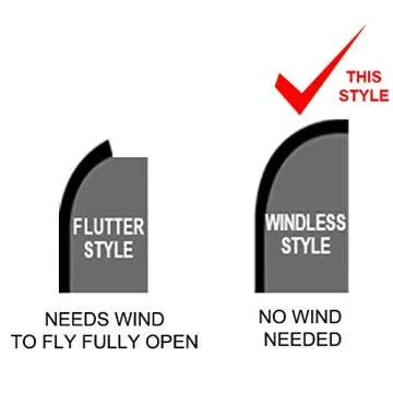 4 Less Co LEMONADE Windless Swooper Flag Feather Banner Large Sign 2.5x11.5 ft Tall (Flag Only) pf