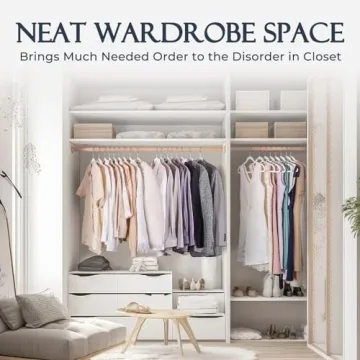 HOUSE DAY Velvet Hangers 60 Pack for Closet Organization