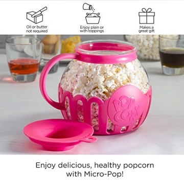 Ecolution Microwave Popcorn Popper - Oil-Free & Stylish