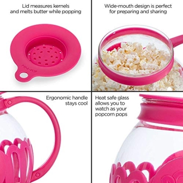 Ecolution Microwave Popcorn Popper - Oil-Free & Stylish