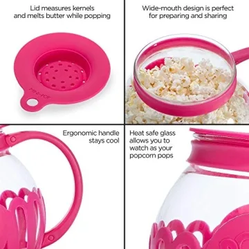 Ecolution Microwave Popcorn Popper - Oil-Free & Stylish