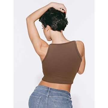 Versatile 4-Pack Women’s Crop Tank Tops for Everyday Style